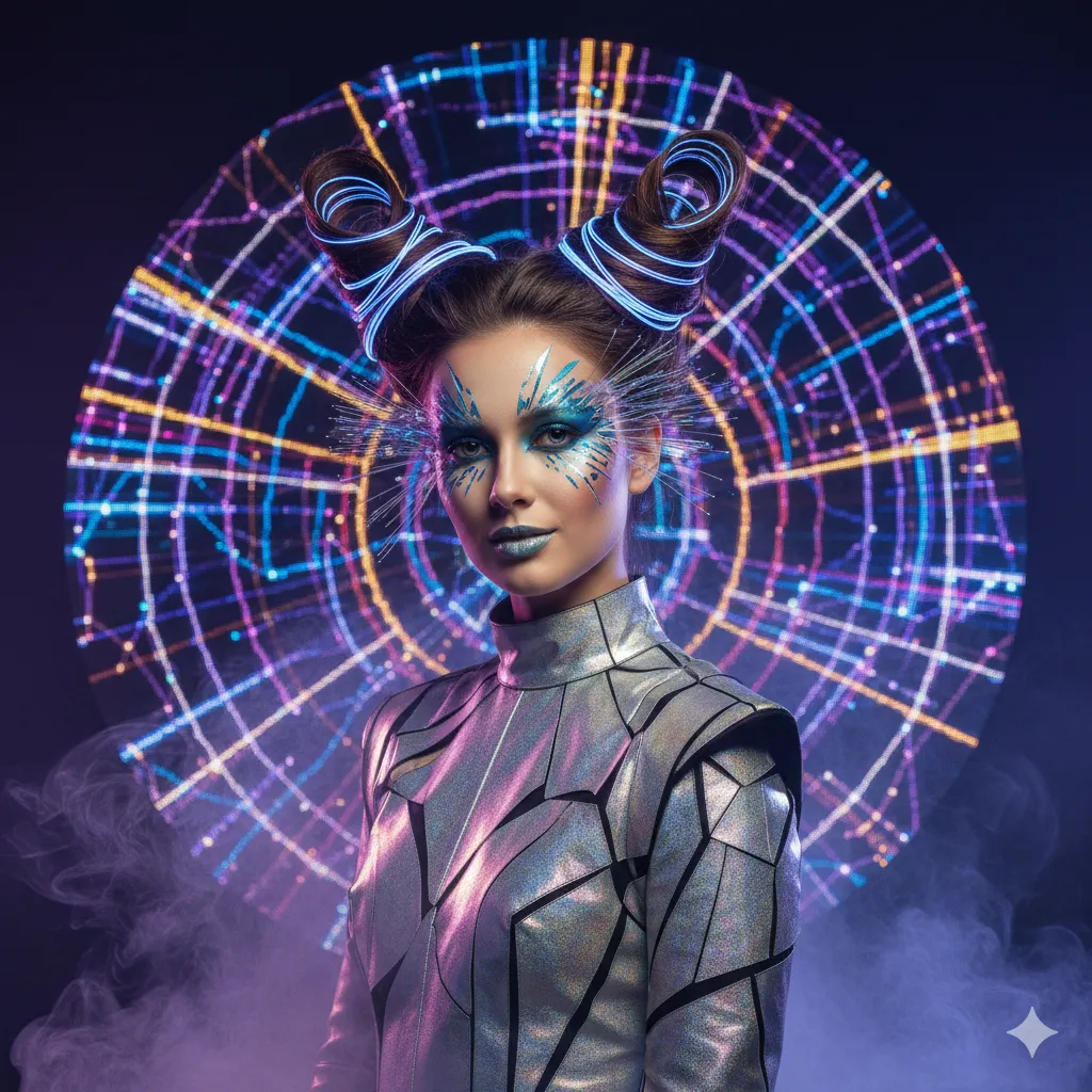 Creative studio portrait